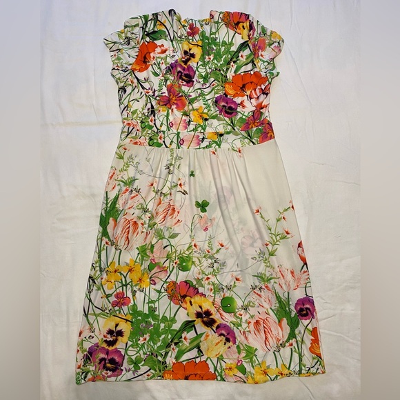 Lauren Ralph Lauren Dress size 8 floral with cap sleeves - Picture 6 of 8